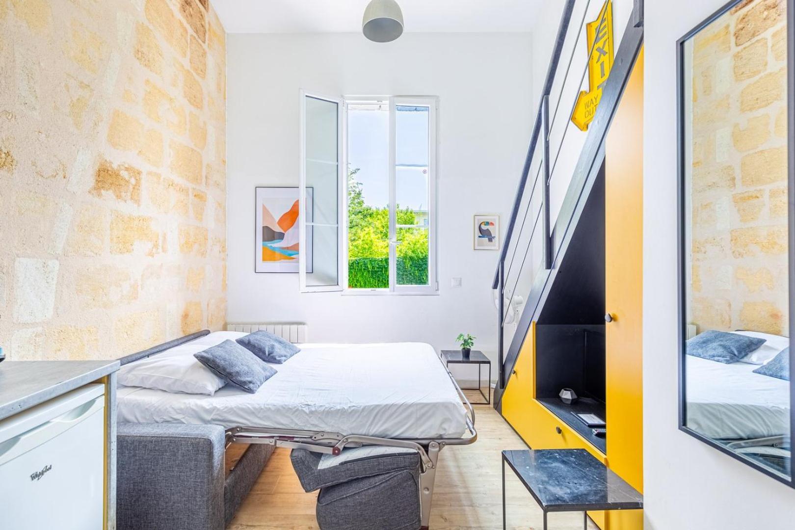 Appartement Charmant Bordeaux Centre Exterior foto