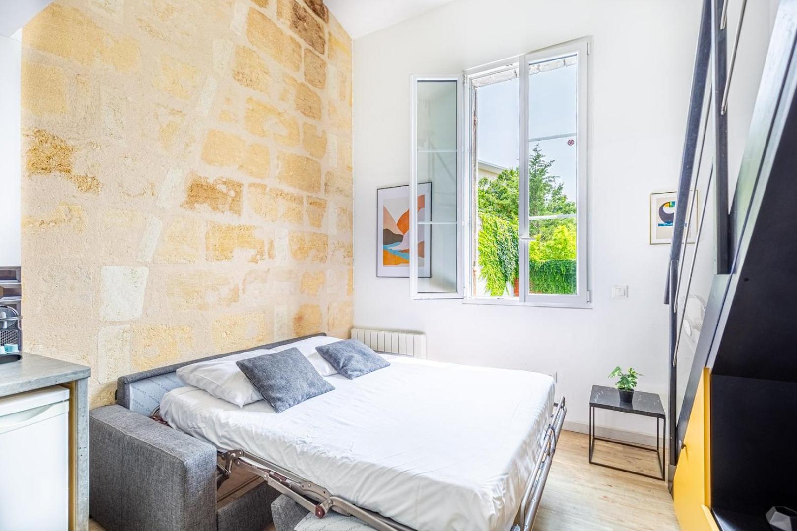 Appartement Charmant Bordeaux Centre Exterior foto