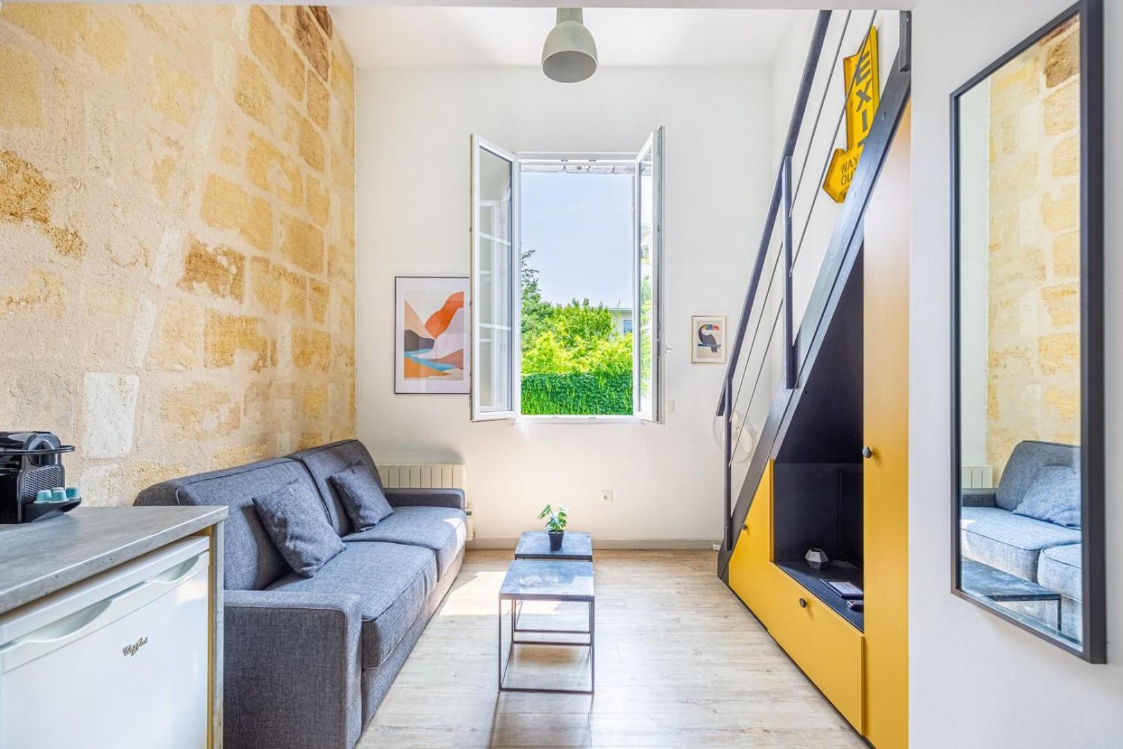 Appartement Charmant Bordeaux Centre Exterior foto