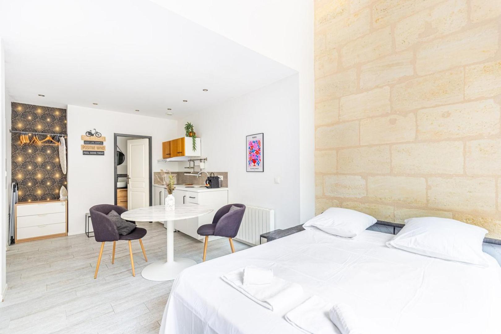 Appartement Charmant Bordeaux Centre Exterior foto