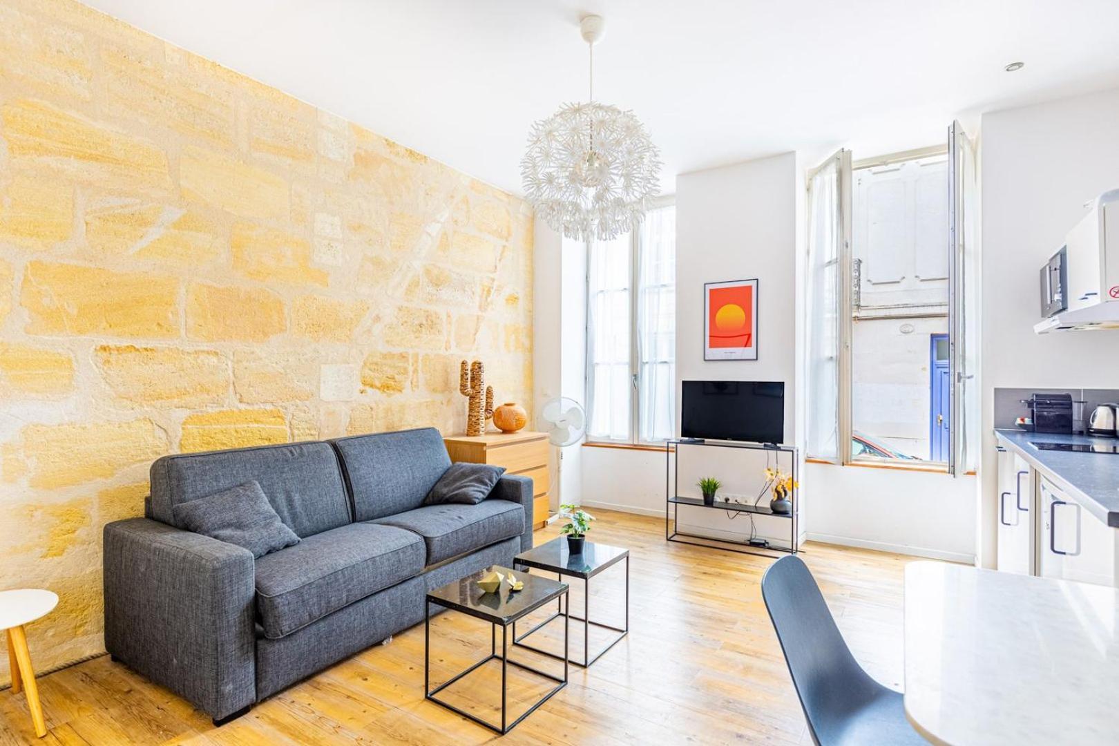 Appartement Charmant Bordeaux Centre Exterior foto
